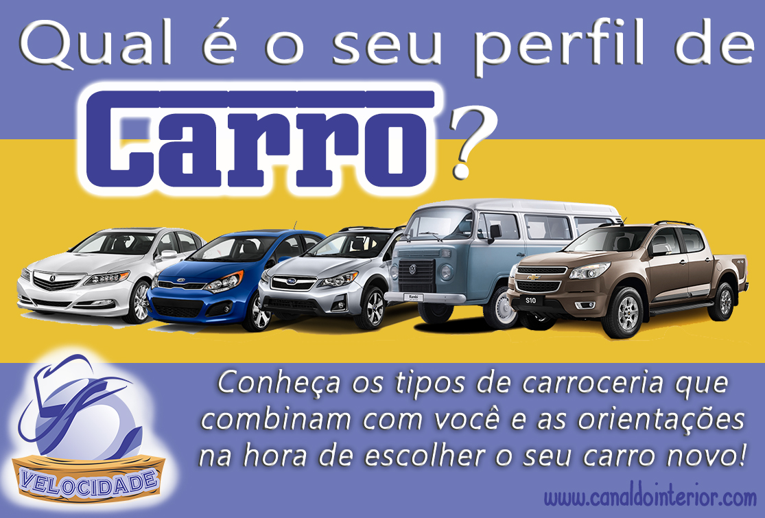 Tipos de carro: Confira os que mais combinam com seu perfil